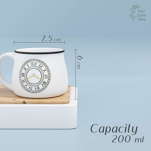 Cup O'Clock Tea Cup Set Of 6 - The Earth Store - Tea Cups